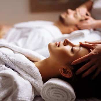 Couples facial is designed for two people to receive at the same time. The main benefit of a couples facial is that it allows two people to enjoy a relaxing and rejuvenating experience together, while also receiving individualized facial treatments tailored to their specific skin conditions. It can be a great way to spend quality time with a partner, friend, or family member. We provide couples facial in waterloo kitchener cambridge area.