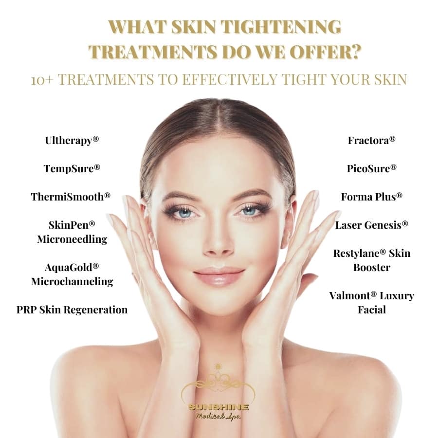 We are the best Kitchener Waterloo skin tightening & facelift clinic. At Sunshine Cosmetic Clinic & Medi Spa in Waterloo, we provide over 10 FDA and Health Canada approved skin tightening and face lifting procedures. Contact us today to book a free consultation!